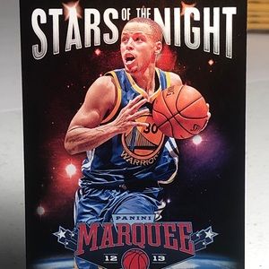 Steph curry stars of the night rare insert